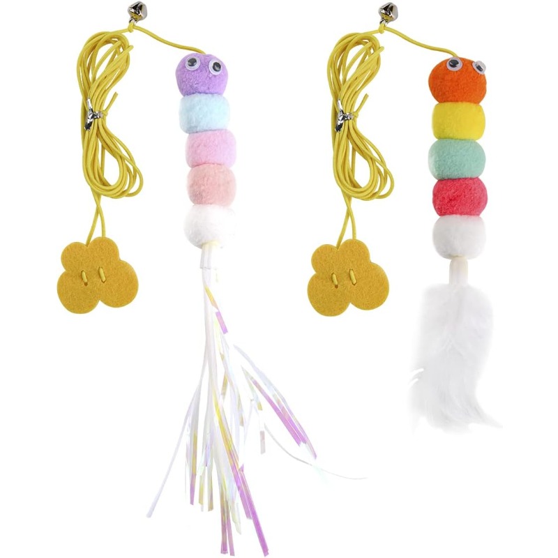 Interactive Cat Toy - Pet Swing Toys 2-Pack Hanging Door