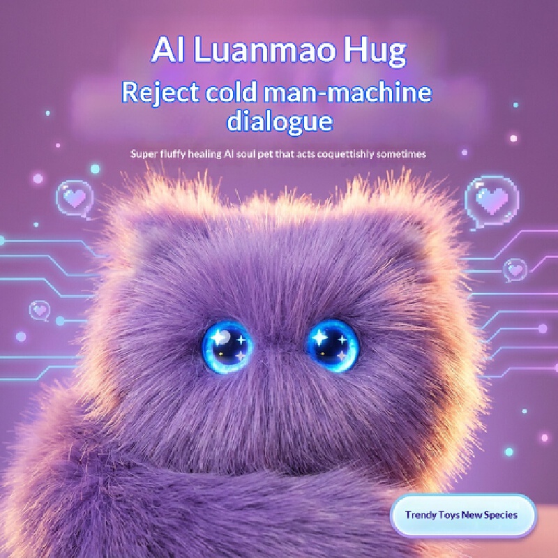 AI Scruffy Cat  Robot Plush To – Interactive Cat Toy recenzja i cena
