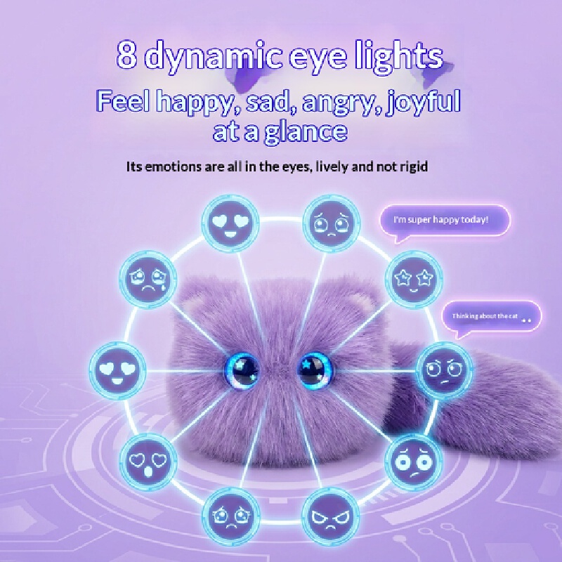 AI Scruffy Cat  Robot Plush To – Interactive Cat Toy recenzja i cena