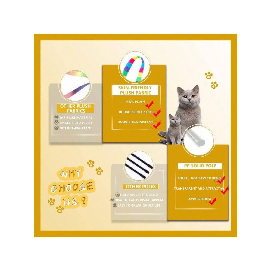【New Arrival】Durable Ribbon Ca – Interactive Cat Toy recenzja i cena