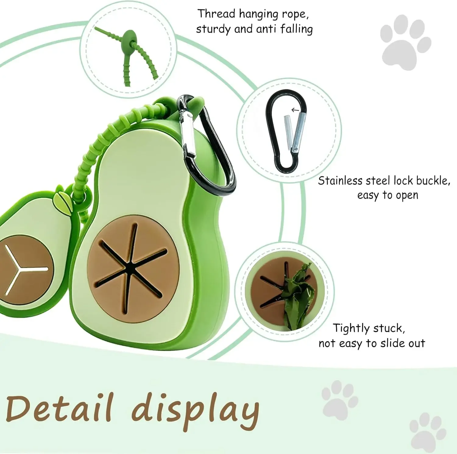1* Avocado Dog Poop Bag Dispen – Poop Bag Dispenser recenzja i cena