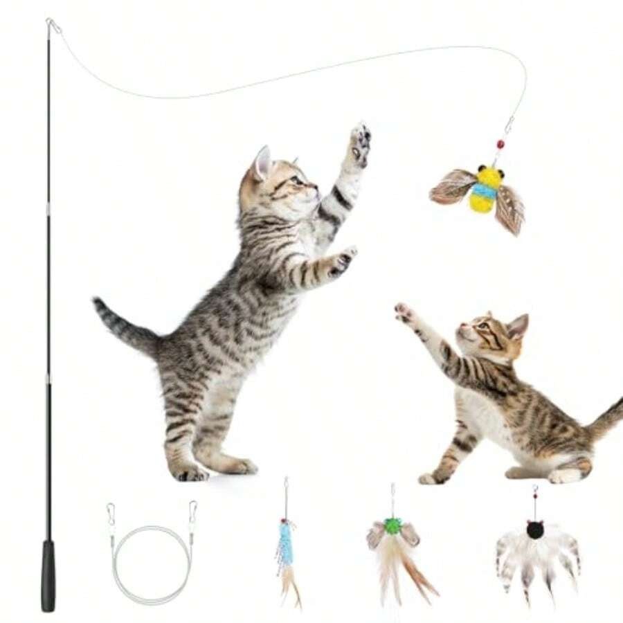 【New Arrival】Retractable Cat W – Interactive Cat Toy recenzja i cena