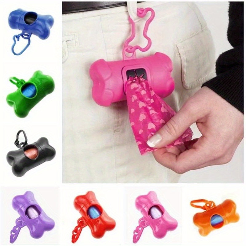 Colorful Bone-Shaped Dog Poop  – Poop Bag Dispenser recenzja i cena