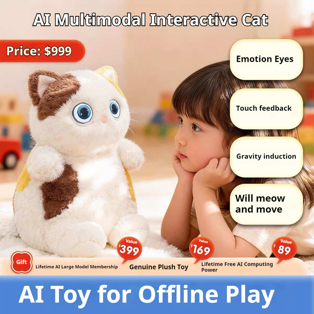 AI Intelligent Interactive Plu – Interactive Cat Toy recenzja i cena