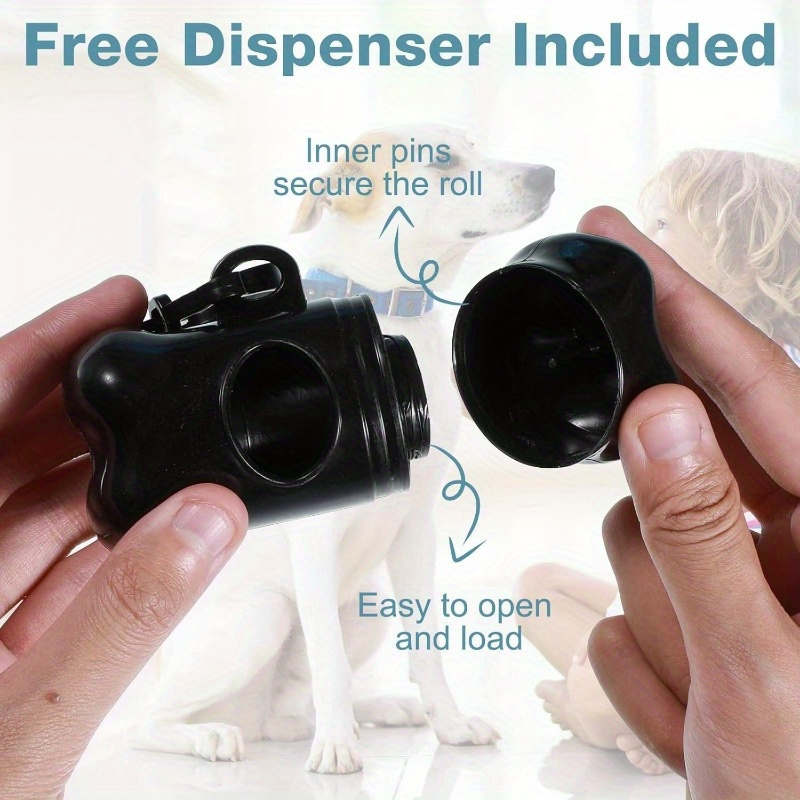 150 Count Dog Poop Bags + 1 bo – Poop Bag Dispenser recenzja i cena