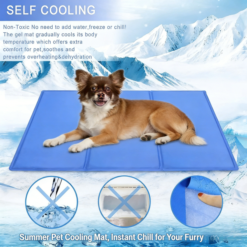 Summer Gel Pet Cooling Bed Mat – Calming Dog Bed recenzja i cena