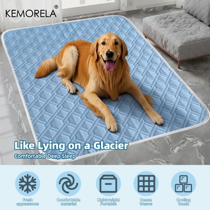 KEMORELA 2PCS Dog Cooling Mat  – Calming Dog Bed recenzja i cena