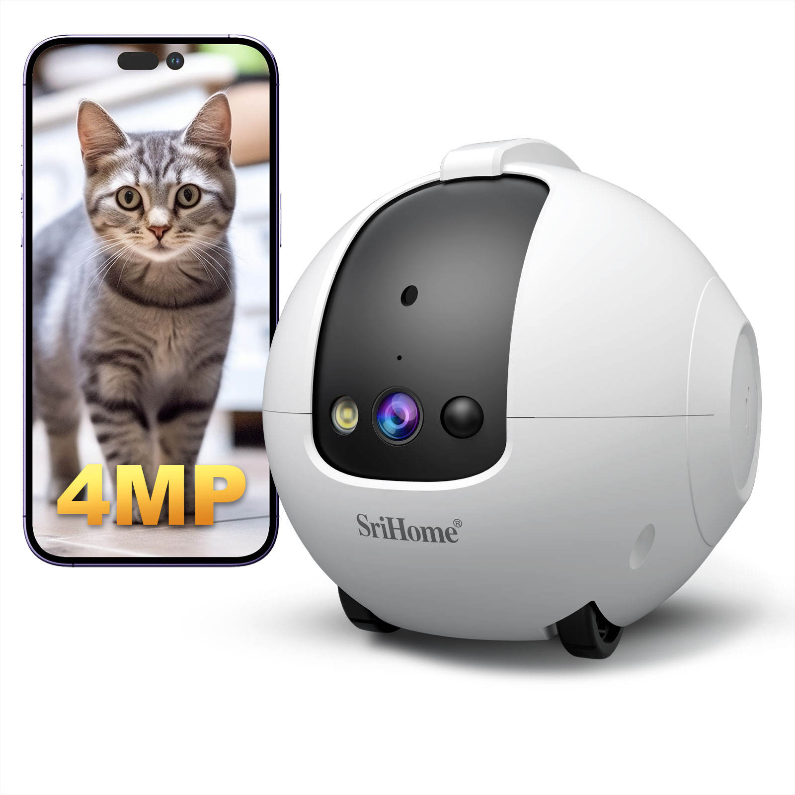 4MP HD App Remote Monitoring C – Interactive Cat Toy recenzja i cena