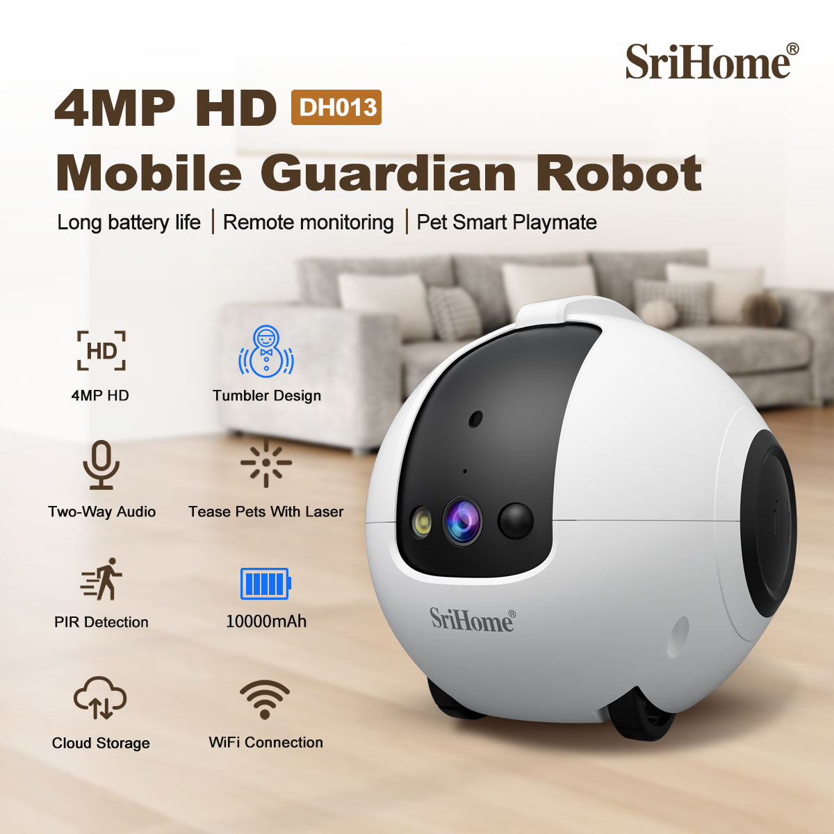 4MP HD App Remote Monitoring C – Interactive Cat Toy recenzja i cena