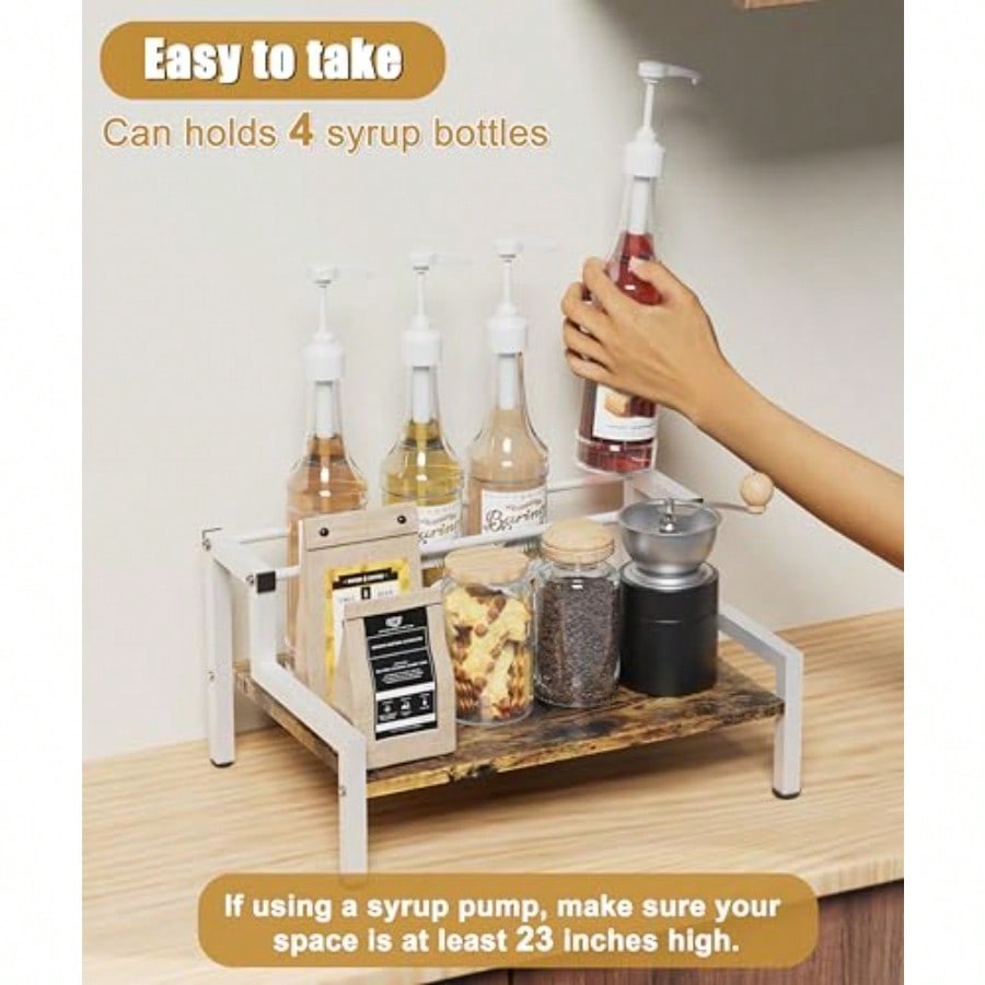 Coffee Syrup Rack Organizer Fo – Pet Supplies Pet Shop recenzja i cena