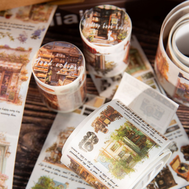 5x200cm Retro Food Shop Tape S – Pet Supplies Pet Shop recenzja i cena