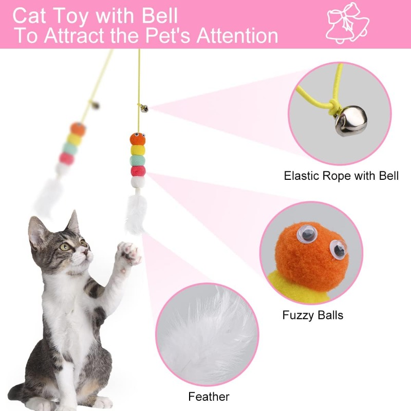 Pet Swing Toys 2-Pack Hanging  – Interactive Cat Toy recenzja i cena