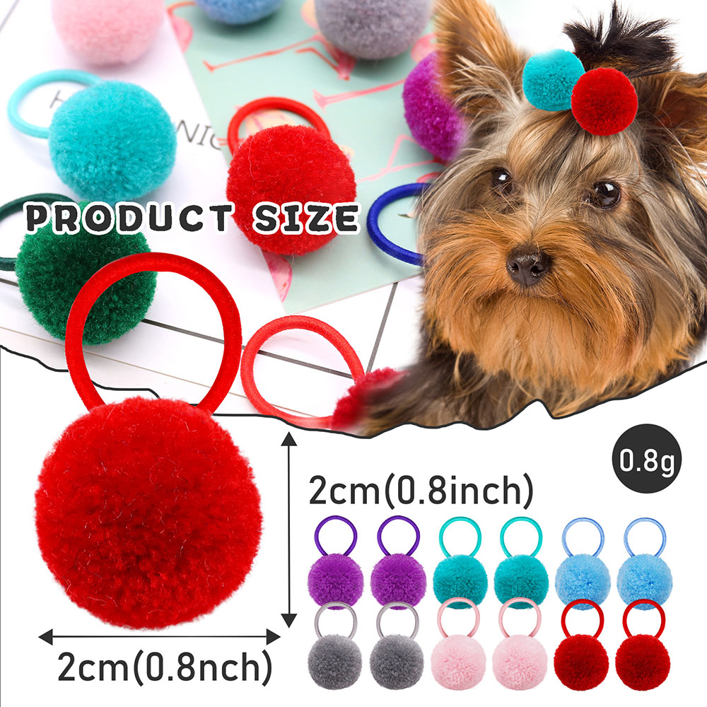 10PCS Hair Rubber Dog Accessor – Pet Supplies Pet Shop recenzja i cena